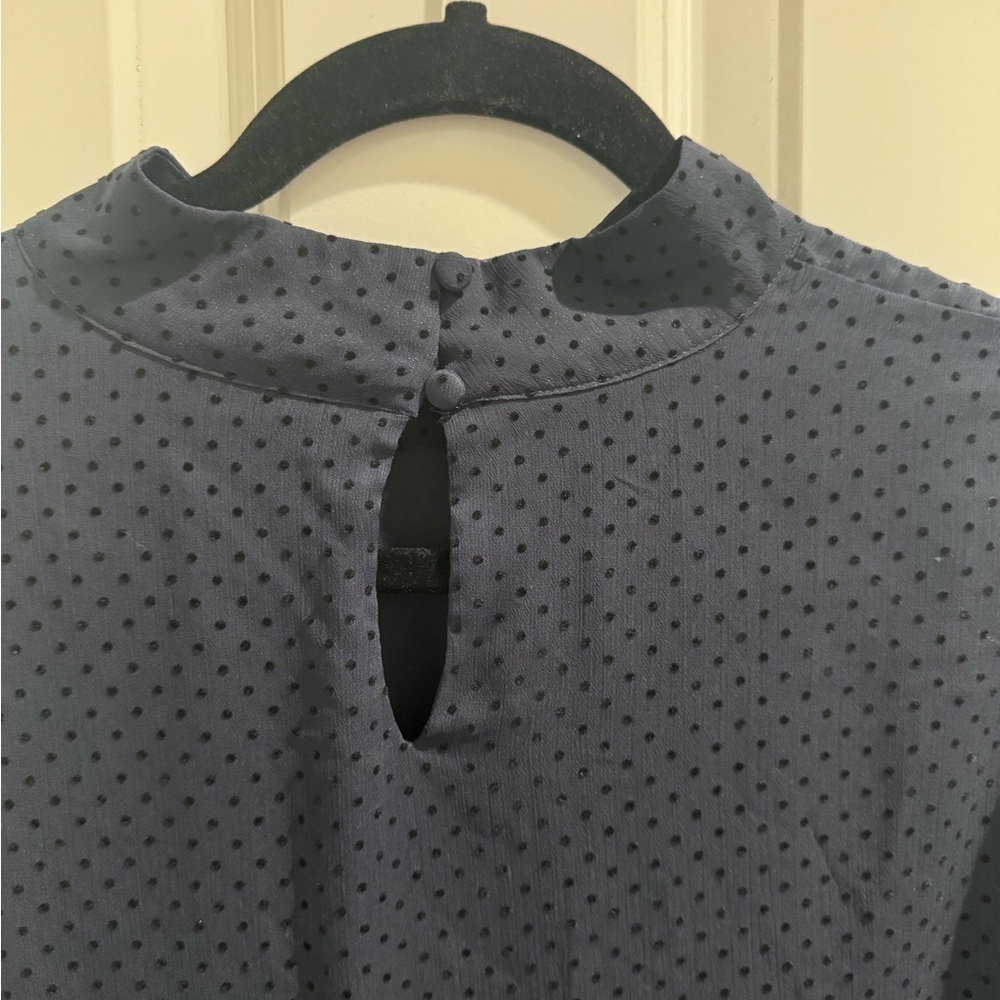 Lauren Conrad Navy Blue Women's Top size XL - Picture 4 of 5